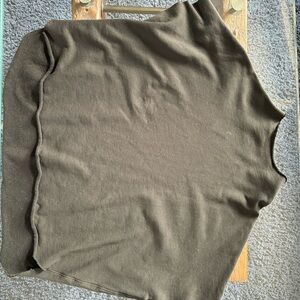 Frank and Eileen triple fleece capelet black one size OS frank & eileen